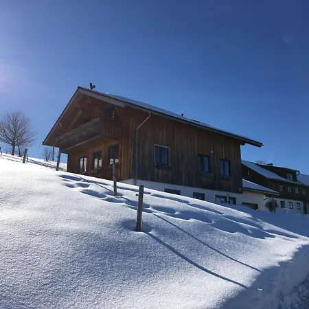 Mit Aussicht Im Bergdorf Im Allgaeu *