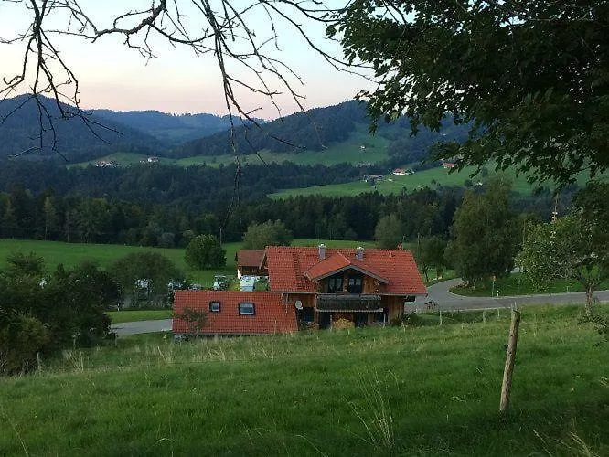 Mit Aussicht Im Bergdorf Im Allgaeu *